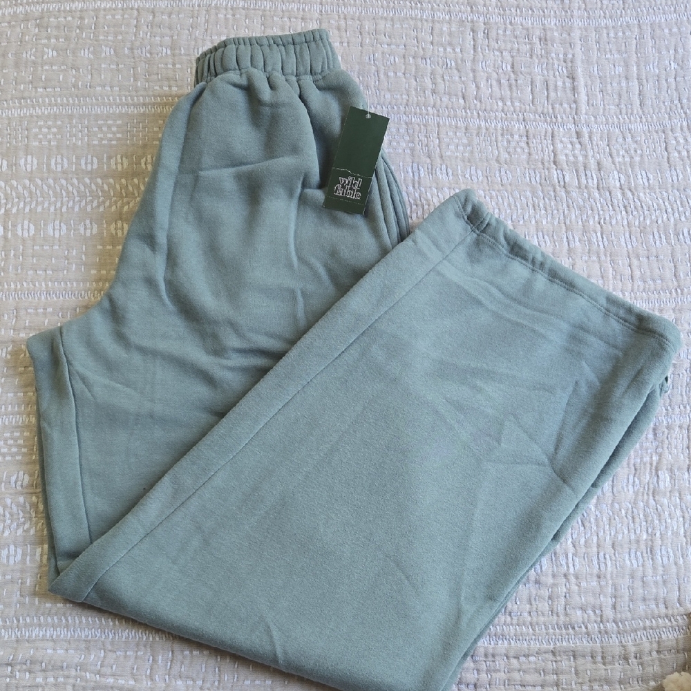 NWT Dusty Turquoise Sweatpants